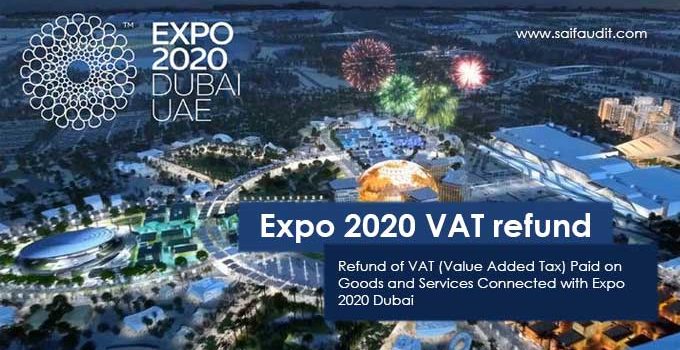 Expo 2020 VAT refund