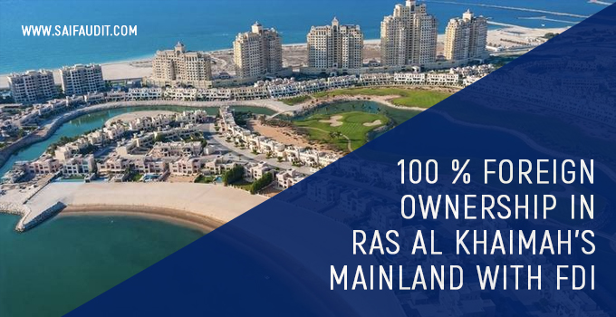 100% foreign ownership in  Ras Al Khaimah