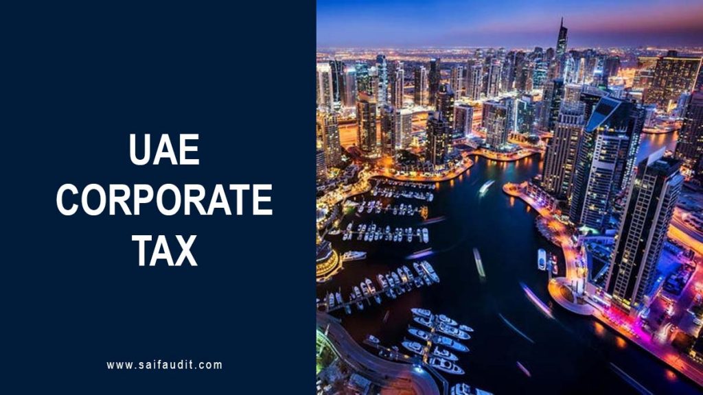 UAE CORPORATE TAX Saif Chartered Accountants UAE